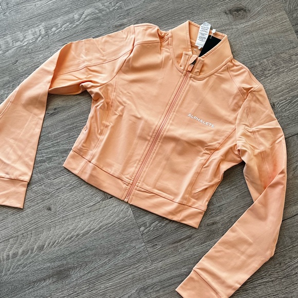 Alphalete trace jacket in peach - Picture 11 of 12